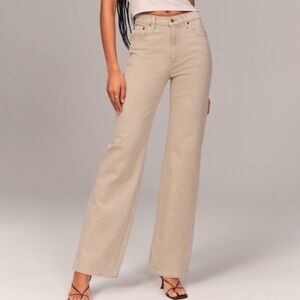 Abercrombie & Fitch Light Tan Denim